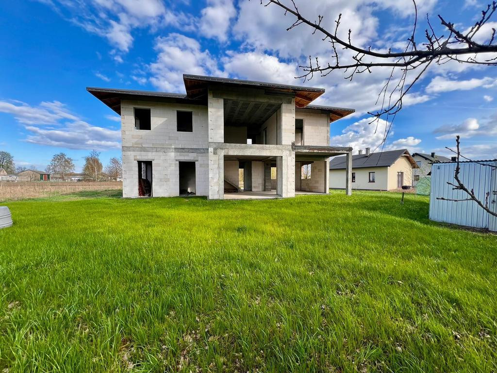 Nowoczesny dom na sprzedaż Gręzów – 184 m², Garaż, Taras, Blisko Autostrady A2